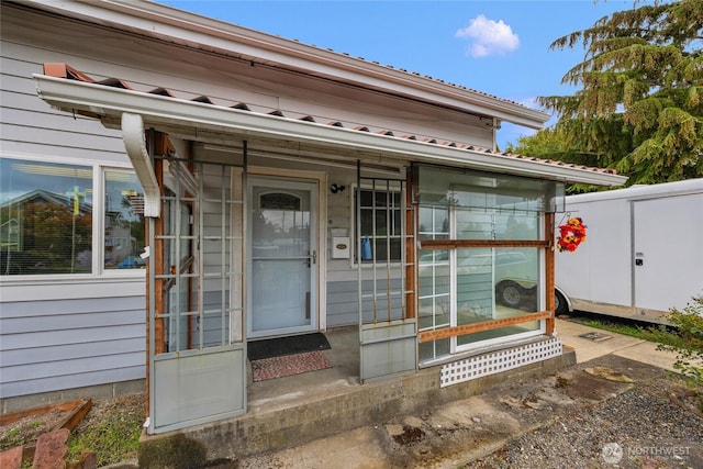 view of entrance to property