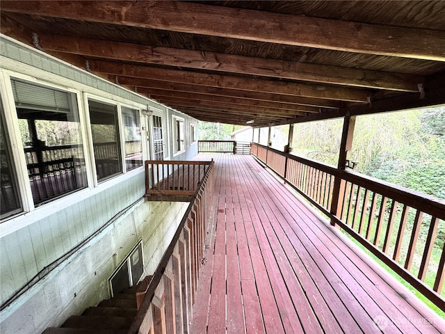view of deck