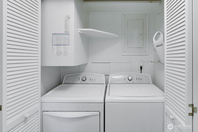 laundry area featuring laundry area and independent washer and dryer