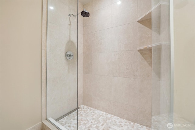 full bath featuring walk in shower