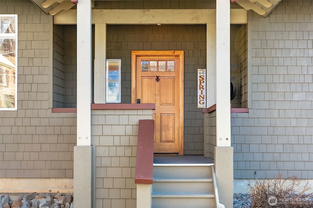 view of entrance to property