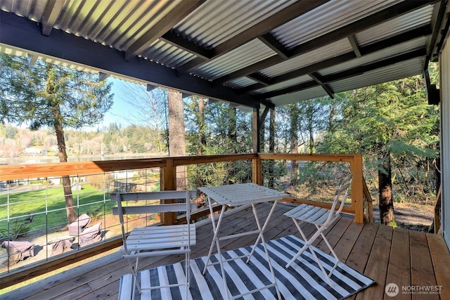 471 SE Old Arcadia Rd, Shelton, WA 98584 - view of wooden deck