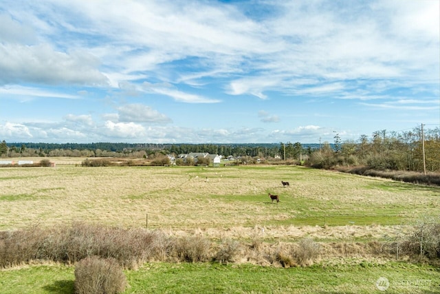 view of nature with a rural view