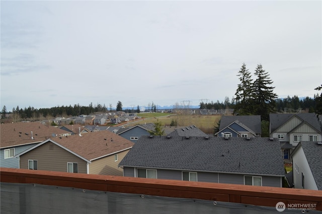 exterior space featuring a residential view