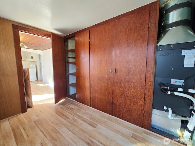 interior space with light wood-style flooring