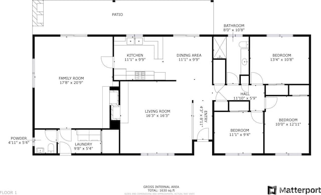 view of layout