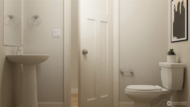 bathroom with toilet