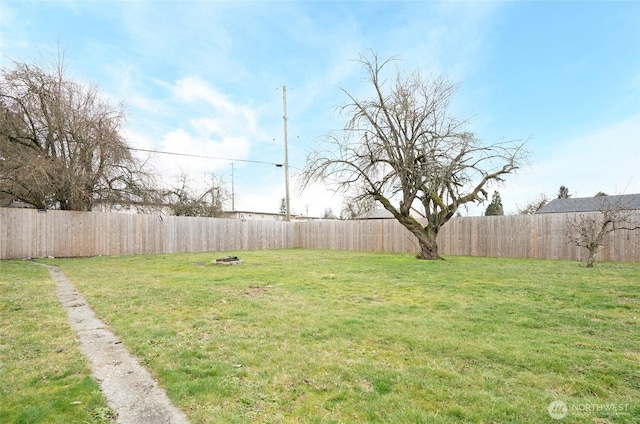 10103 Kline St SW, Lakewood, WA 98499 - view of yard featuring a fenced backyard
