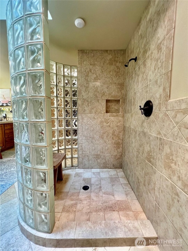 full bath featuring walk in shower