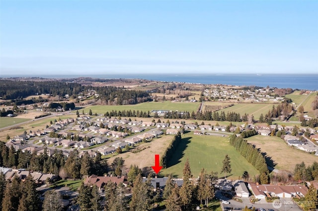 bird's eye view featuring a residential view