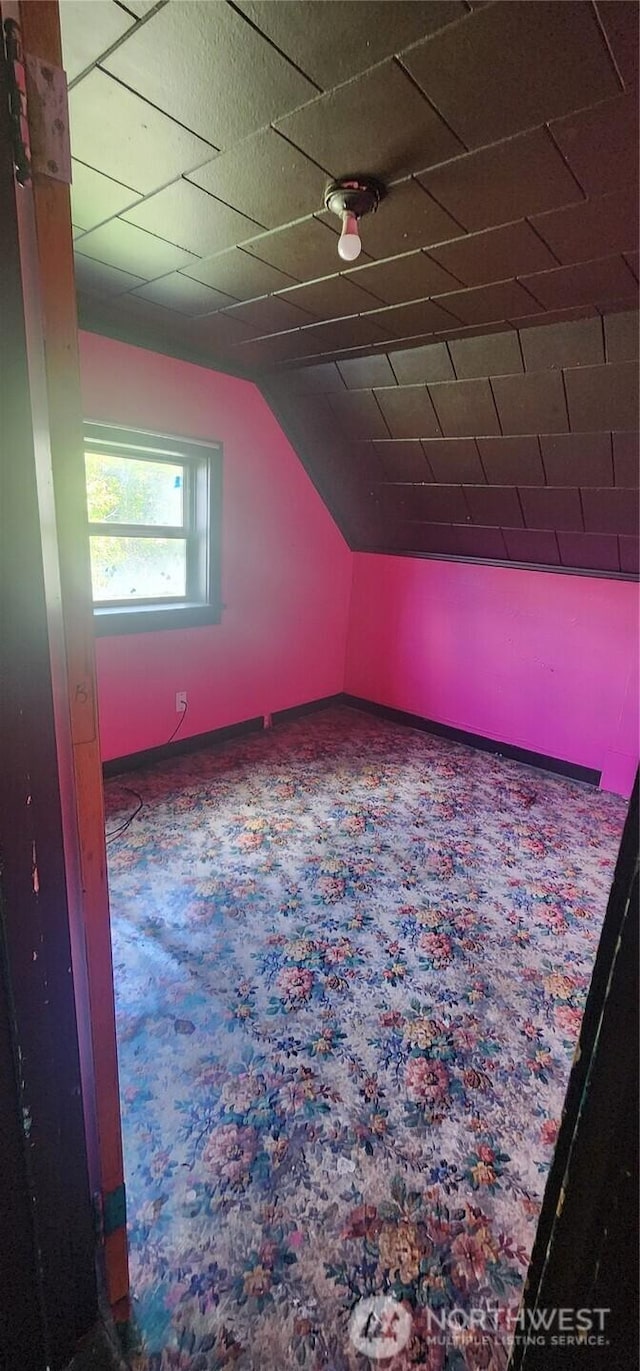 12 Seal Slough Dr, Rosburg, WA 98643 - bonus room featuring carpet and vaulted ceiling
