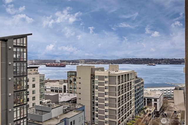 water view featuring a view of city