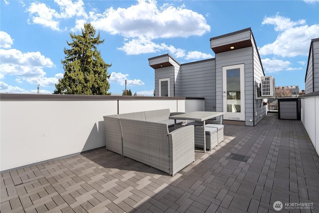 view of patio / terrace featuring an outdoor hangout area