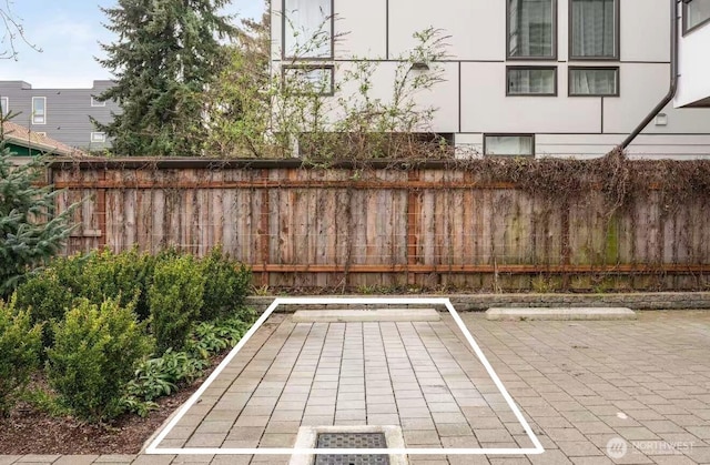 view of patio / terrace with fence