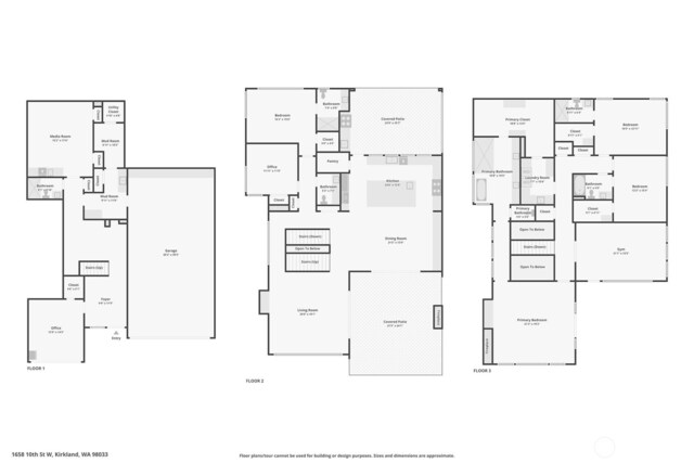 1658 10th St W, Kirkland, WA 98033 - home floor plan