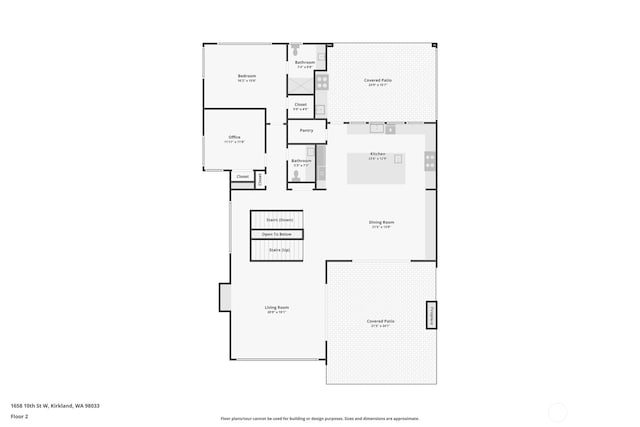1658 10th St W, Kirkland, WA 98033 - home floor plan