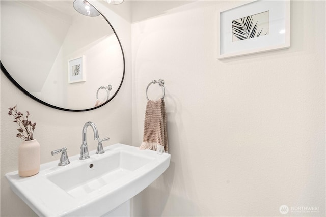 bathroom with a sink