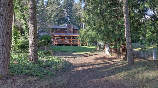 view of rear view of house