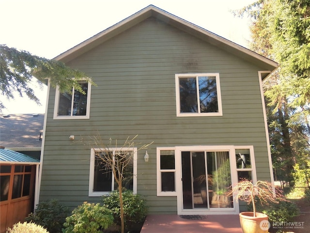 view of rear view of house