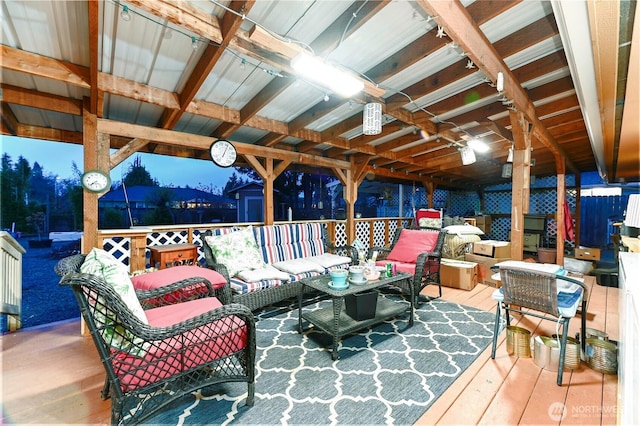 view of patio / terrace featuring an outdoor hangout area