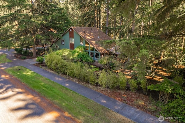 view of home's exterior