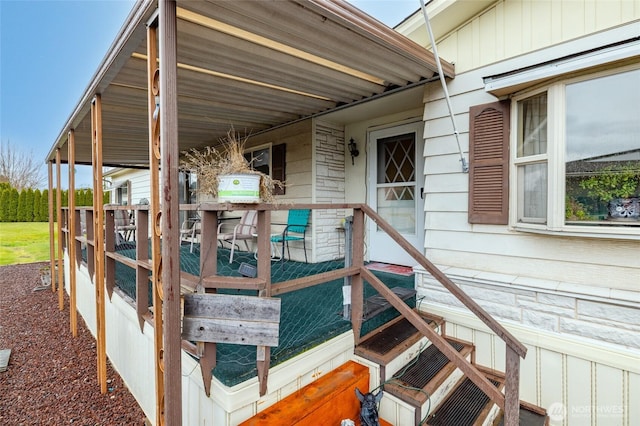 view of deck