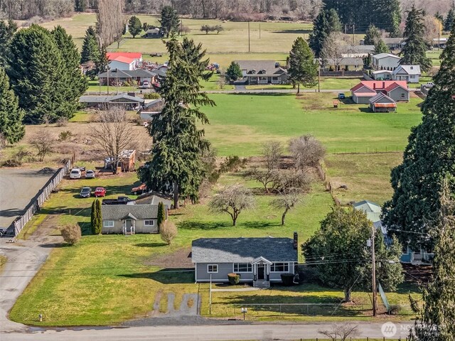 drone / aerial view featuring a residential view