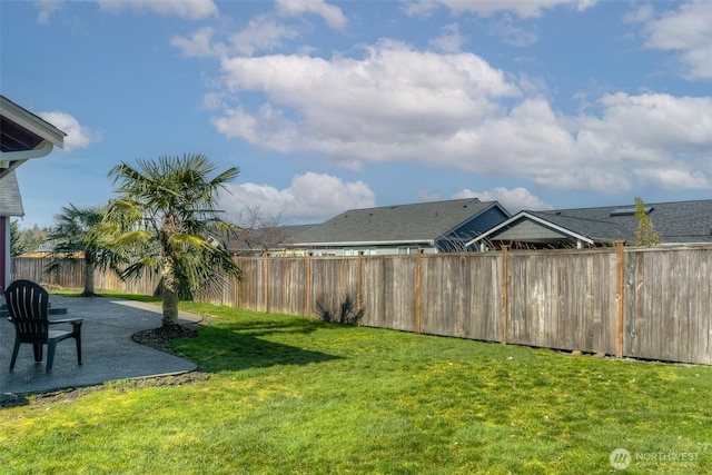 130 Summit Loop, Mccleary, WA 98557 - view of yard featuring a fenced backyard and a patio area