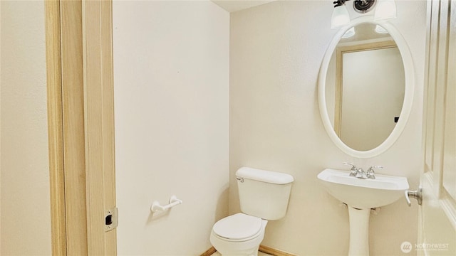 bathroom with toilet