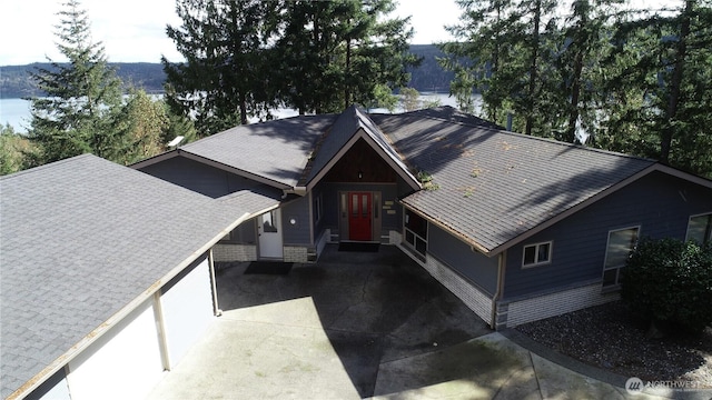 176 Fager Hill Rd, Port Townsend, WA 98368 - view of front of house with roof with shingles