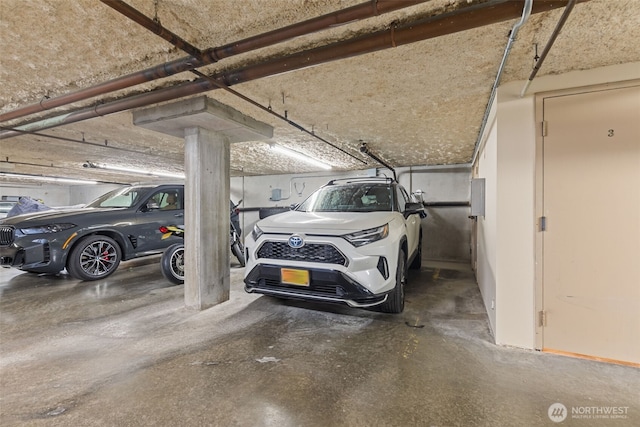 view of parking deck