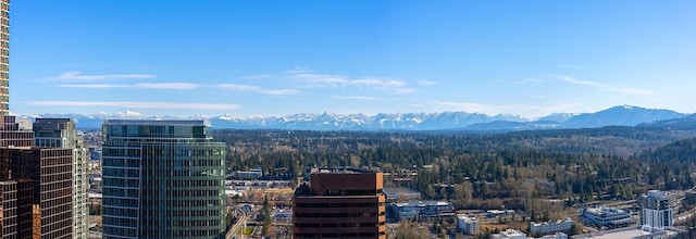 view of city with a mountain view