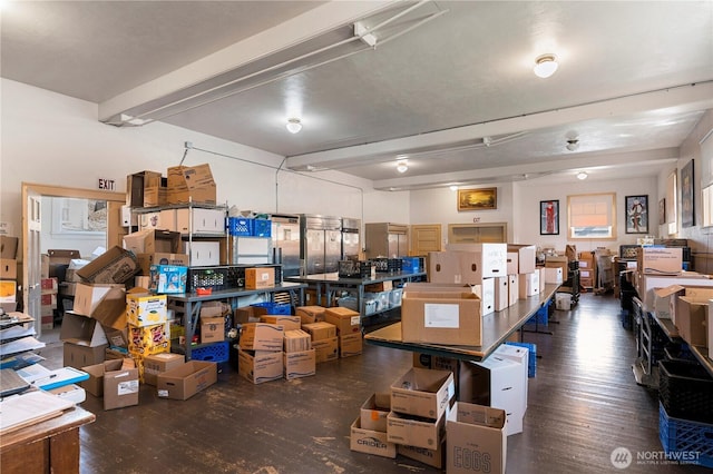 view of storage room