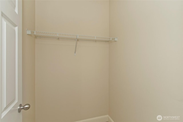 view of closet