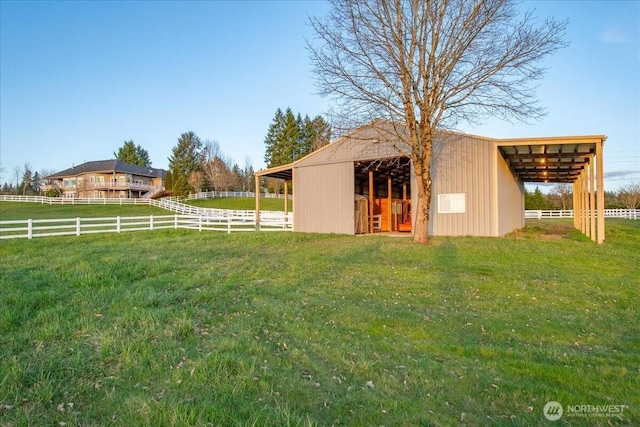 10808 NE 192nd Ave, Brush Prairie, WA 98606 - view of yard with an exterior structure and an outdoor structure