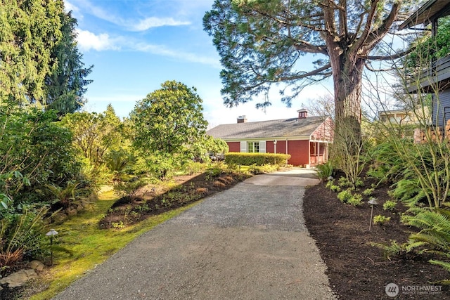 ranch-style home with driveway