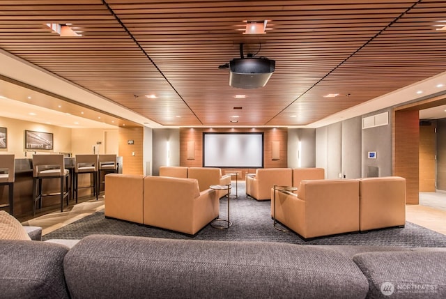 view of home theater room