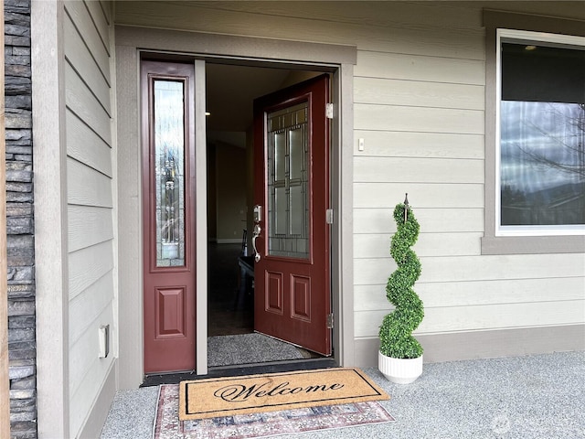 view of property entrance