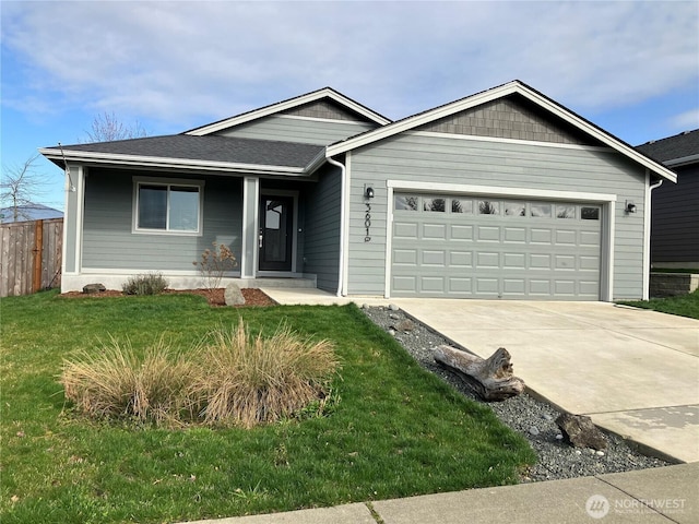 3601 Page St, Port Angeles, WA 98362 - single story home with driveway and an attached garage