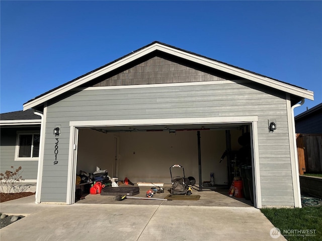 3601 Page St, Port Angeles, WA 98362 - view of garage
