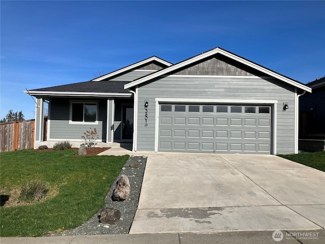 3601 Page St, Port Angeles, WA 98362 - single story home with an attached garage and driveway
