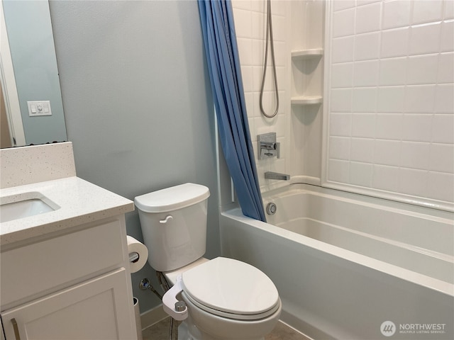 3601 Page St, Port Angeles, WA 98362 - full bathroom with vanity and shower / tub combo