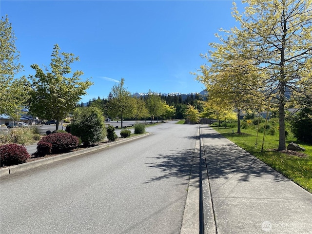 3601 Page St, Port Angeles, WA 98362 - view of asphalt road with curbs and street lights