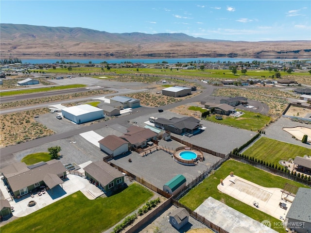 410 Airport Way SW, Mattawa, WA 99349 - aerial view of residential area featuring a water and mountain view