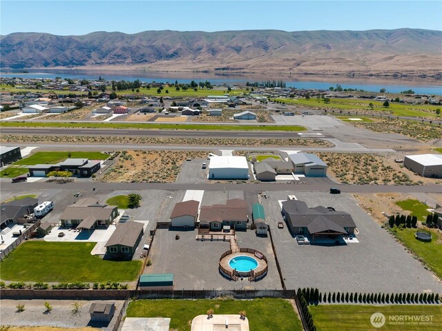 410 Airport Way SW, Mattawa, WA 99349 - bird's eye view of a water and mountain view