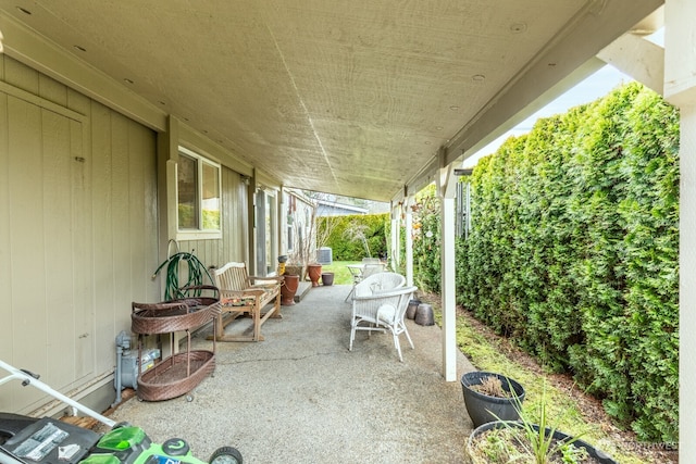 view of patio