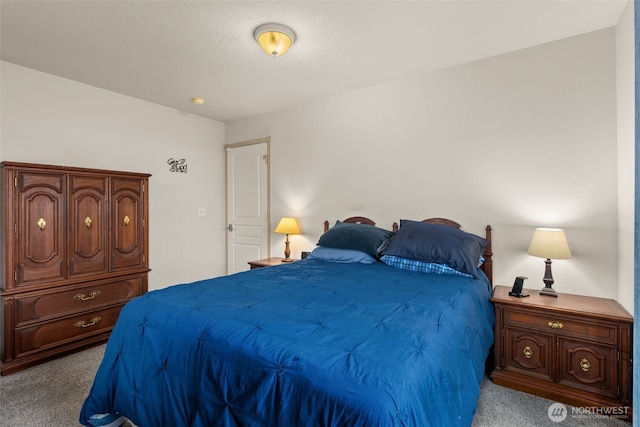 bedroom featuring carpet flooring