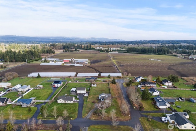 drone / aerial view featuring a rural view