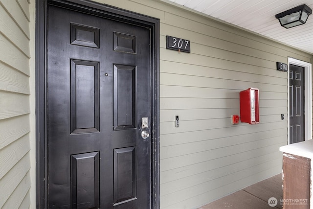 view of property entrance