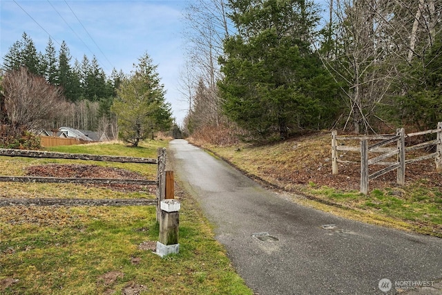 view of road